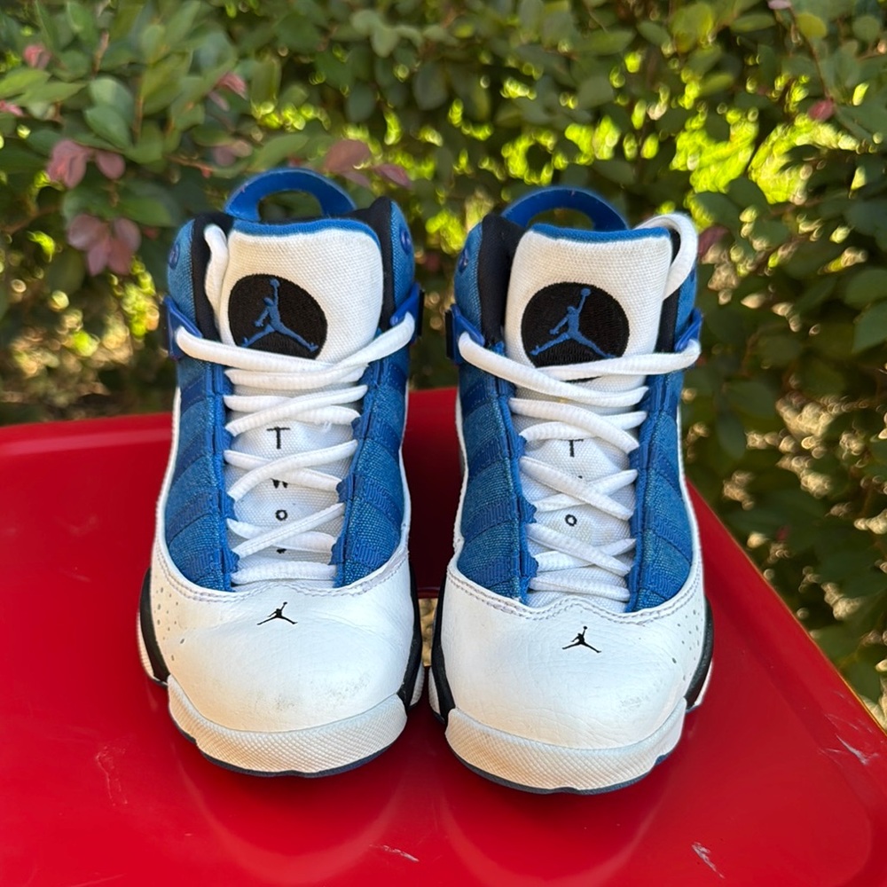 Jordan 6 rings Mid Royal Blue and White High-Tops